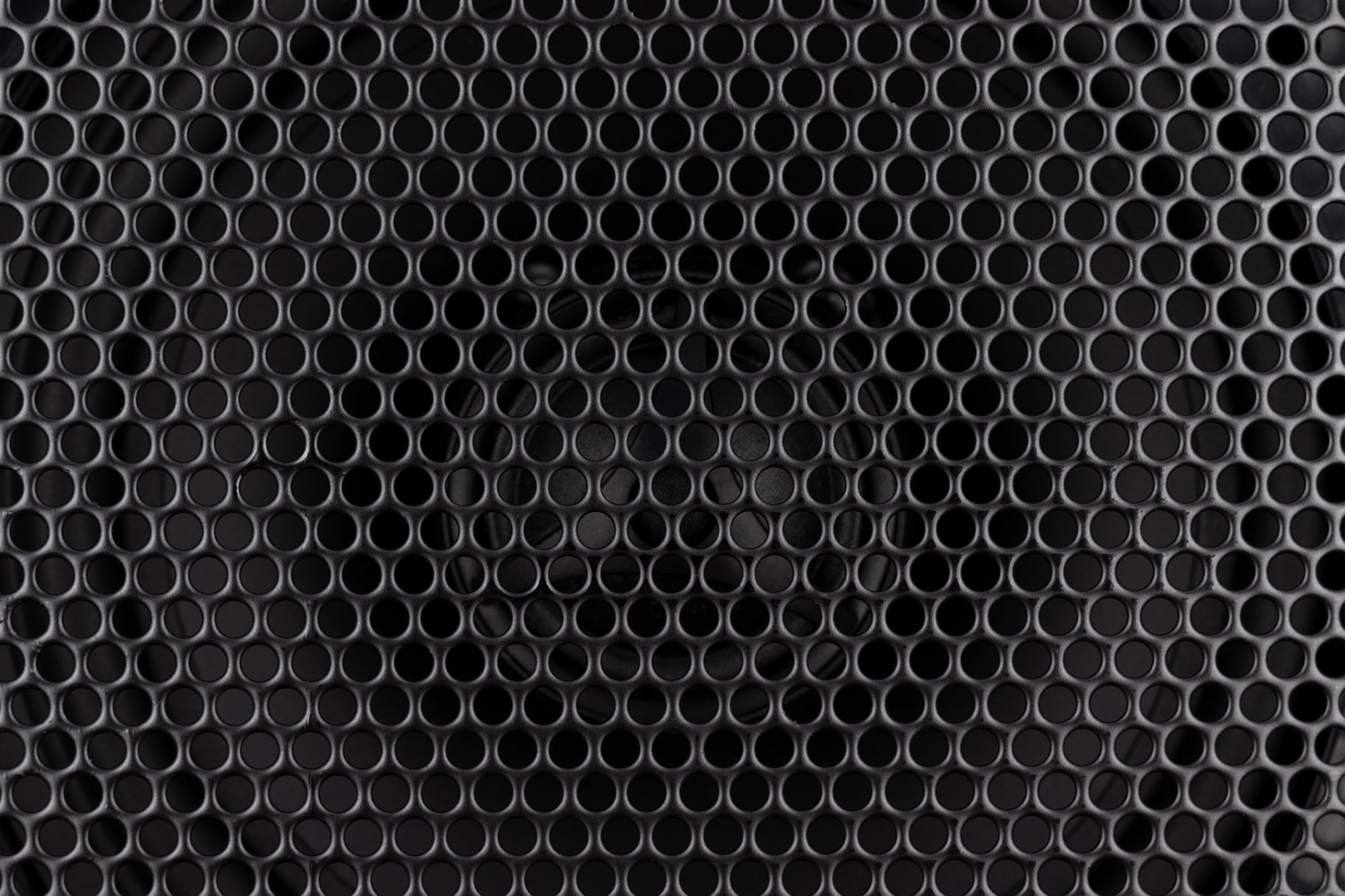 Car audio speaker with protector cover background